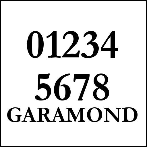 Garamond Sets